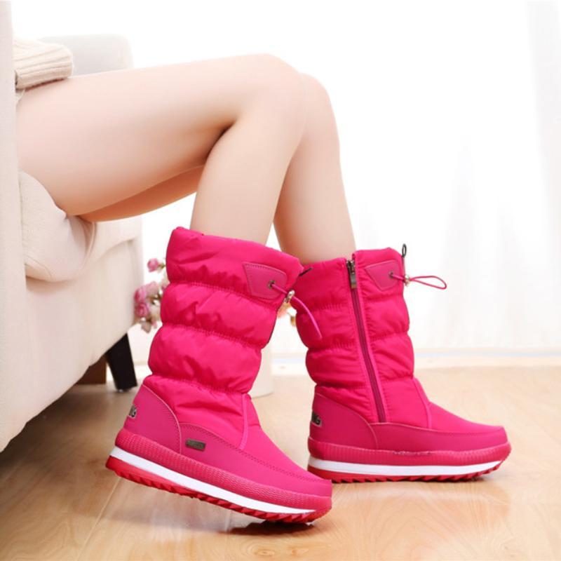 Women Winter Brand Boots Mid-Calf Snow Female Warm Fur Plush Insole High Quality Botas Mujer Outdoor Flat, Black
Women Winter Brand Boots Mid-Calf Snow Female Warm Fur Plush Insole High Quality Botas Mujer Outdoor Flat, Black