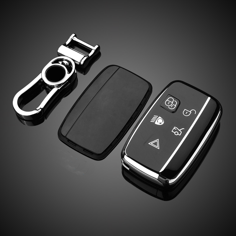Update Soft TPU Vehicle Remote Keys Case Cover Holder Shell For Jaguar XJ XE XF Land Rover Range Sport Evoque Freelander Car Key Covers