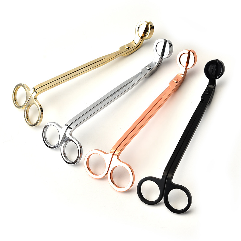 DHL Stainless Steel Snuffers Candle Wick Trimmer Rose Gold Scissors Oil Lamp Trim scissor Cutter
DHL Stainless Steel Snuffers Candle Wick Trimmer Rose Gold Scissors Oil Lamp Trim scissor Cutter