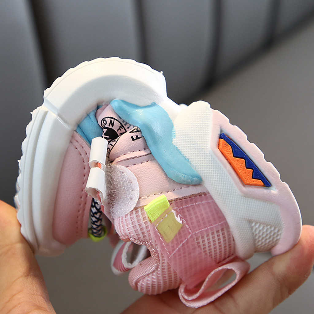 Toddler Infant Kids Baby Girls Boys Soft Sole Mesh Running Sport Shoes Sneakers Sapato Infantil Menina Sport Kids Sneakers X0703