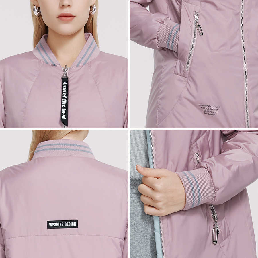 MIEGOFCE Spring Women Jacket Knee Length Sports Reversible Women's Clothing Quilted Coat High Quality Parka Women Coat 210819