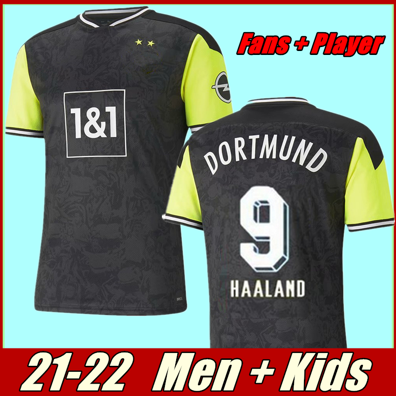 HAALAND 1990s dortmund soccer jersey Borussia 20 21 fourth 4th 2021 football shirt REUS NEONGELB BELLINGHAM SANCHO HUMMELS BRANDT maillot de, Black;yellow
HAALAND 1990s dortmund soccer jersey Borussia 20 21 fourth 4th 2021 football shirt REUS NEONGELB BELLINGHAM SANCHO HUMMELS BRANDT maillot de, Black;yellow