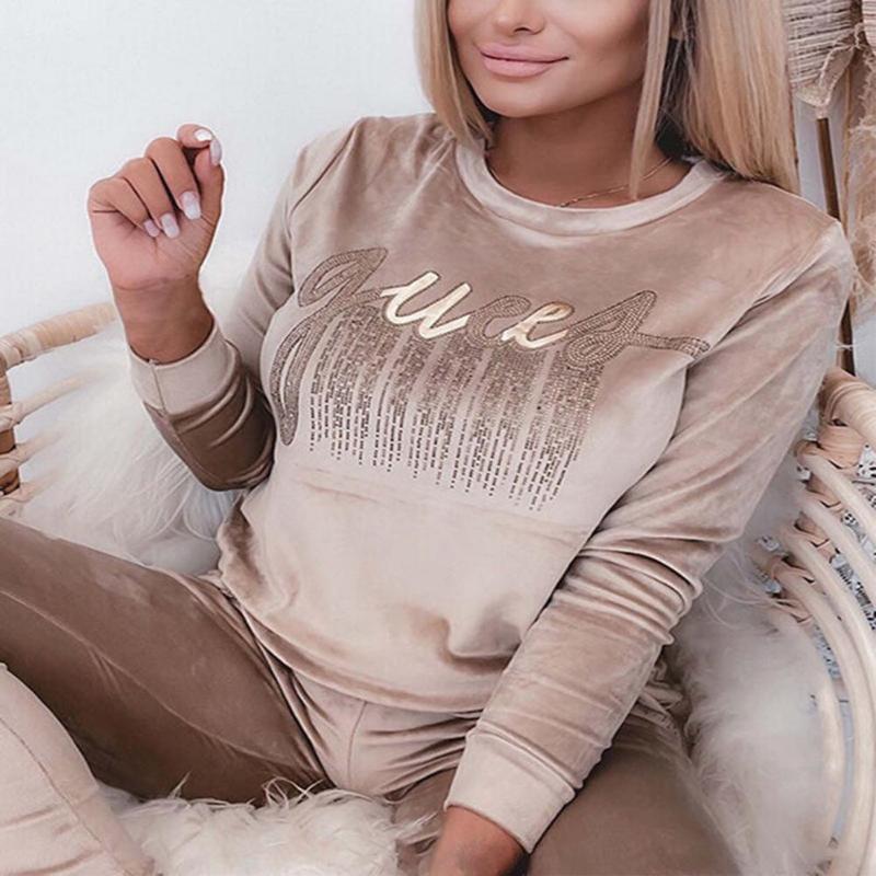 Women's Two Piece Pants 2Pcs/Set Women Sporty Outfit Trendy Street Hoodies Set Soft Texture Hoodie, White
Women's Two Piece Pants 2Pcs/Set Women Sporty Outfit Trendy Street Hoodies Set Soft Texture Hoodie, White