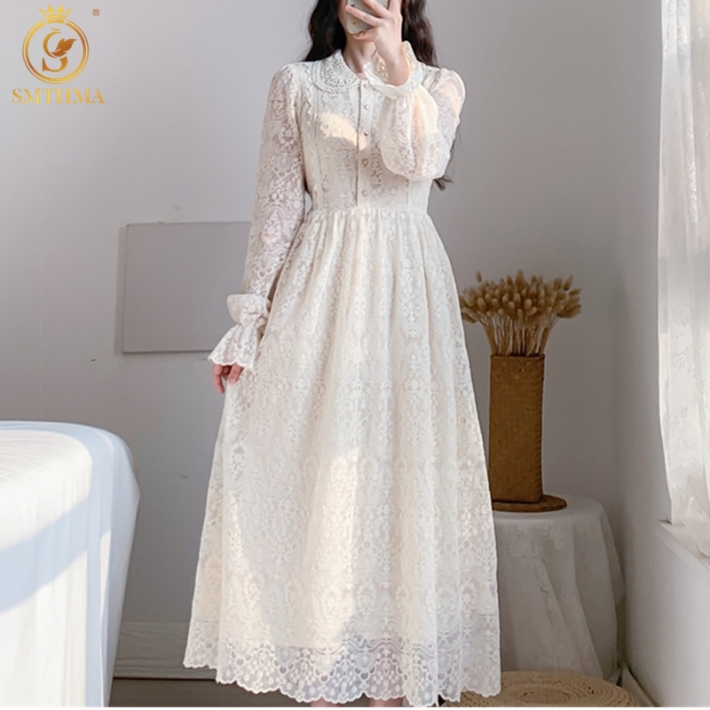 Summer Sweet Girl Party Dress Women' Long Sleeve Lace Hollow Out Embroidery Midi Dresses Vestidos 210520, Photo color
Summer Sweet Girl Party Dress Women' Long Sleeve Lace Hollow Out Embroidery Midi Dresses Vestidos 210520, Photo color