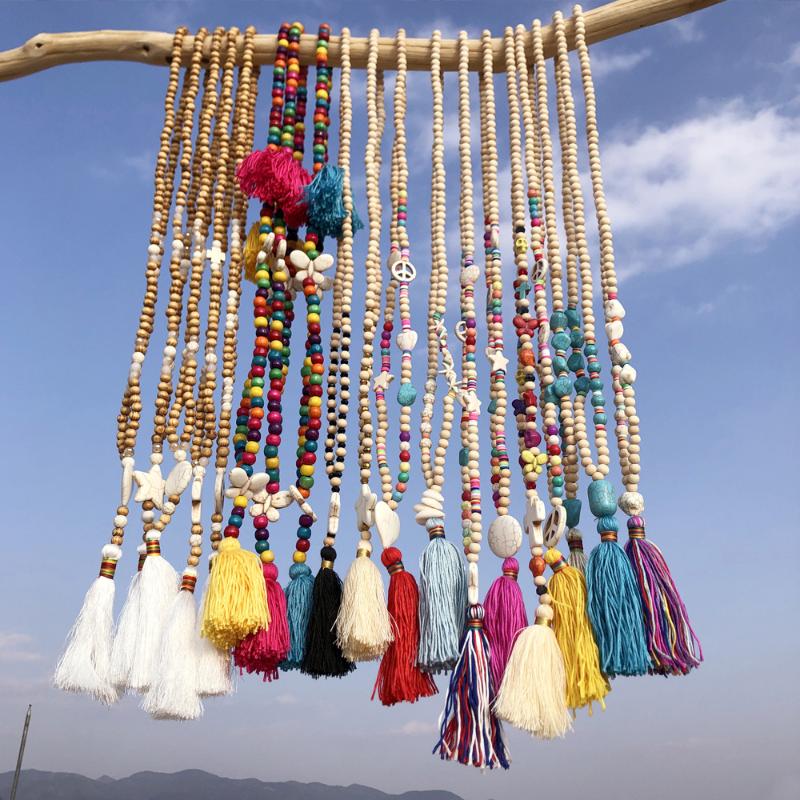 Pendant Necklaces Meetvii Ethnic Long Fringe Tassel Women Handmade Wooden Beads Cross Butterfly Bohemian Jewelry, Silver
Pendant Necklaces Meetvii Ethnic Long Fringe Tassel Women Handmade Wooden Beads Cross Butterfly Bohemian Jewelry, Silver