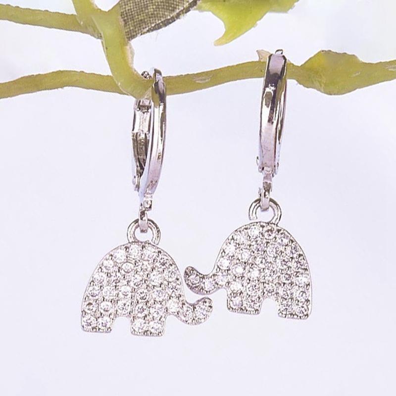 Dangle & Chandelier Fashion Exquisite Cartoon Baby Elephant Geometric Jewelry Ladies Engagement Wedding Gift Earrings, Silver
Dangle & Chandelier Fashion Exquisite Cartoon Baby Elephant Geometric Jewelry Ladies Engagement Wedding Gift Earrings, Silver