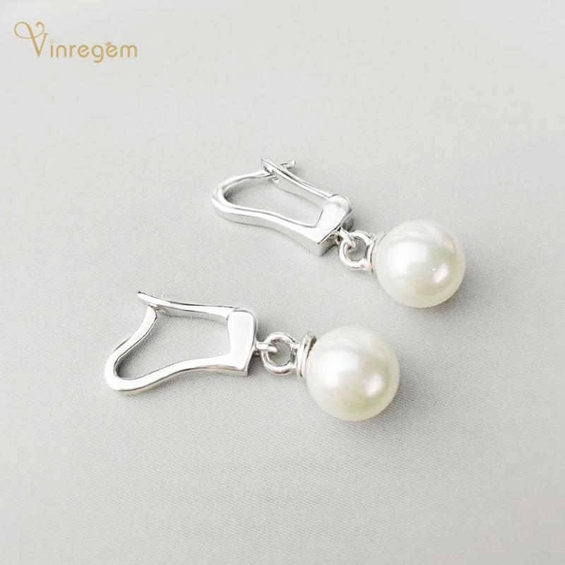 Dangle & Chandelier Vinregem 100% 925 Sterling Silver Pearl Vnniversary Party Vintage White Gold Earrings For Women Girls Fine Jewelry Gifts
Dangle & Chandelier Vinregem 100% 925 Sterling Silver Pearl Vnniversary Party Vintage White Gold Earrings For Women Girls Fine Jewelry Gifts