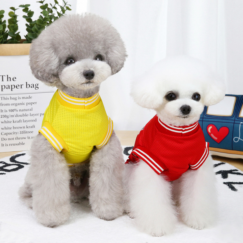 Dog Apparel Vest Basketball Jersey Cool Breathable Pet Cat Clothes Puppy Sportswear Spring Summer Fashion Shirt Large Dogs XL