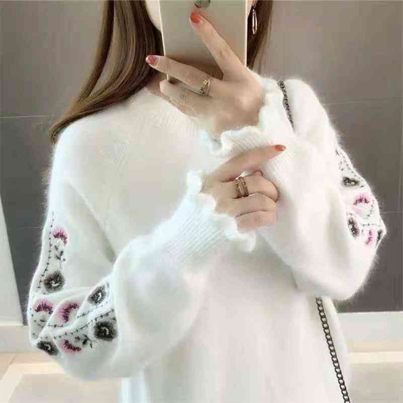 Wholesale Autumn Winter Selling Womens Fashion Casual Warm Nice Sweater, White;black
Wholesale Autumn Winter Selling Womens Fashion Casual Warm Nice Sweater, White;black