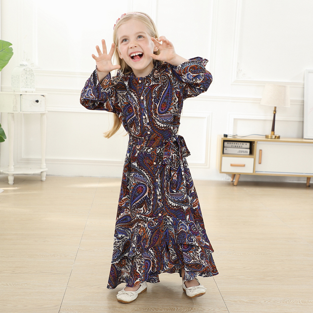 Eid Mubarak Girls Kaftan Abaya Dubai Turkey Hijab Muslim Dress Islam Clothing Abayas For Kids Robe Musulman Children Dresses
Eid Mubarak Girls Kaftan Abaya Dubai Turkey Hijab Muslim Dress Islam Clothing Abayas For Kids Robe Musulman Children Dresses