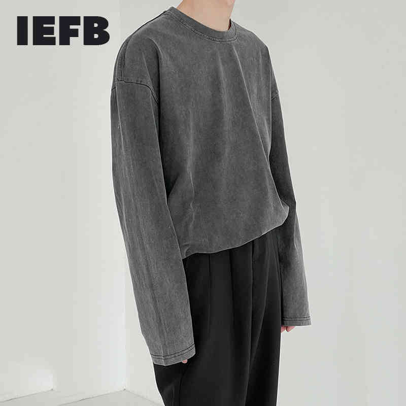 IEFB Men's Clothing Long Sleeve Grey T-shirt Spring And Autumn Base Round Collar Off Shoulder Tee Tops For Male 9Y6955 210524, Gray
IEFB Men's Clothing Long Sleeve Grey T-shirt Spring And Autumn Base Round Collar Off Shoulder Tee Tops For Male 9Y6955 210524, Gray