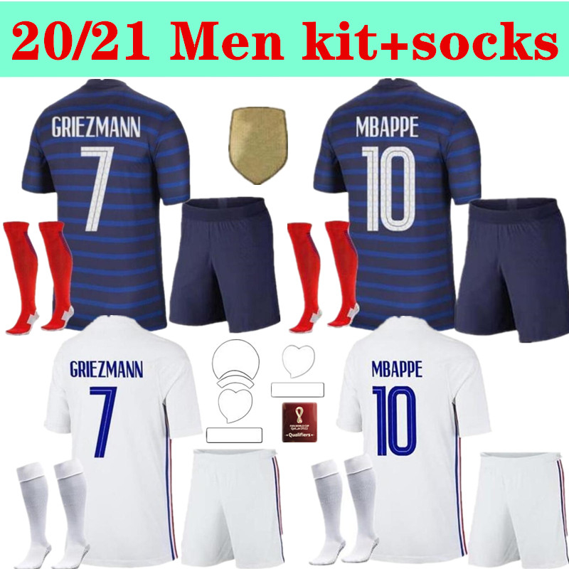 MBAPPE GRIEZMANN POGBA GIROUD KANTE FRANCE jerseys 2021 home away Soccer jersey Football shirts adult men kit+socks
MBAPPE GRIEZMANN POGBA GIROUD KANTE FRANCE jerseys 2021 home away Soccer jersey Football shirts adult men kit+socks