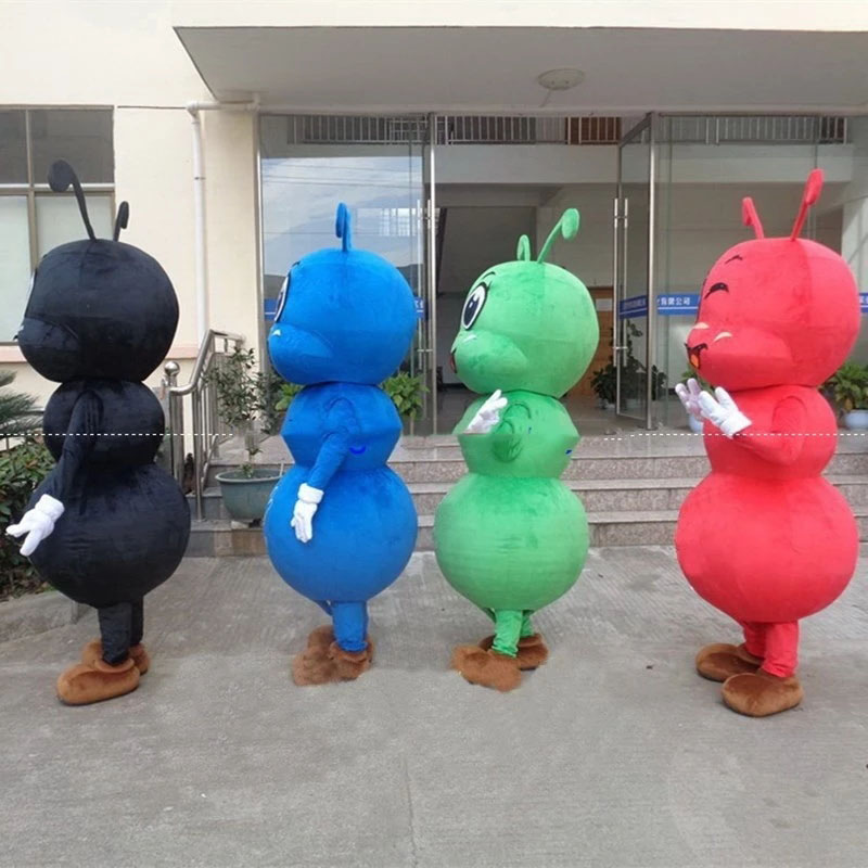 Halloween Black Ant Mascot Costume High quality Cartoon Anime theme character Christmas Carnival Costumes Adults Size Birthday Party Outdoor Outfit