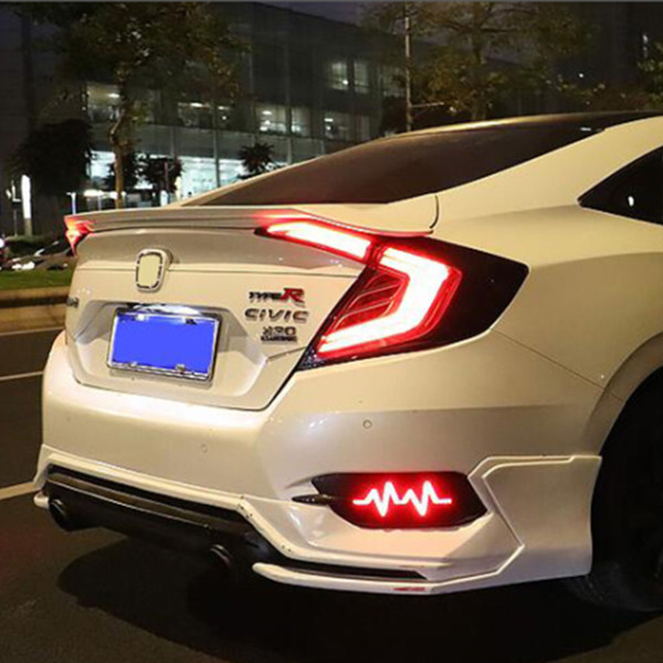 LED Car Styling Tail Lights Fit For Honda Civic X G10 10th 2016-2019 Rear Lamp Red Smoke Lamps Brake Light