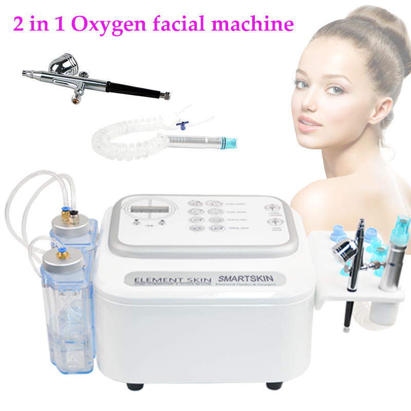 2 IN 1 microdermabrasion skin care hydra dermabrasion oxygen facial machine with spray gun for face cleaning от DHgate WW