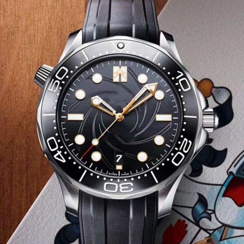 Mens Watch 007 Mechanical Automatic Men Watches Movement 300M Watch Watches Folding Buckle Wristwatches Montre De Luxe, Slivery;brown
Mens Watch 007 Mechanical Automatic Men Watches Movement 300M Watch Watches Folding Buckle Wristwatches Montre De Luxe, Slivery;brown