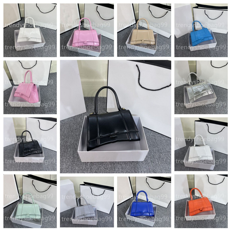 2021 High Quality Hourglass Bag Fashion Luxurys Designers Women Shoulder Bags Genuine Leather Handbags Crocodile Pattern Purses Two Size
2021 High Quality Hourglass Bag Fashion Luxurys Designers Women Shoulder Bags Genuine Leather Handbags Crocodile Pattern Purses Two Size