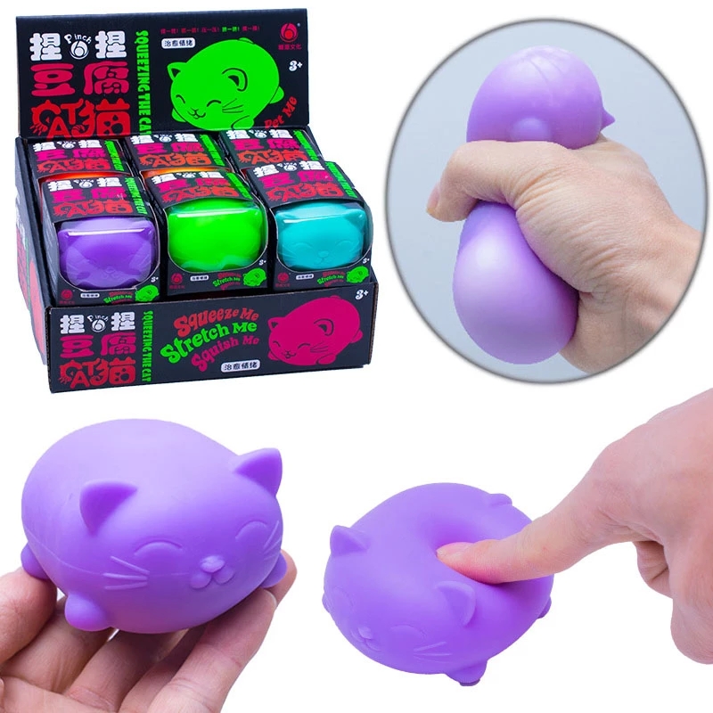 US stock Fidget Sensory Toy Cat Squishy Squeeze Decompression Stress Relief and Anti-Anxiety Toys For boys and girl Xmas Gifts FT11
US stock Fidget Sensory Toy Cat Squishy Squeeze Decompression Stress Relief and Anti-Anxiety Toys For boys and girl Xmas Gifts FT11