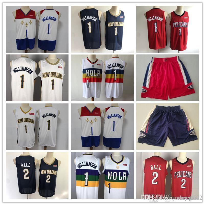 Mens New Orleans Pelicans Throwback jersey Zion 1 Williamson Lonzo 2 Ball Basketball Shorts Basketball Jerseys Purple White, Black;red
Mens New Orleans Pelicans Throwback jersey Zion 1 Williamson Lonzo 2 Ball Basketball Shorts Basketball Jerseys Purple White, Black;red