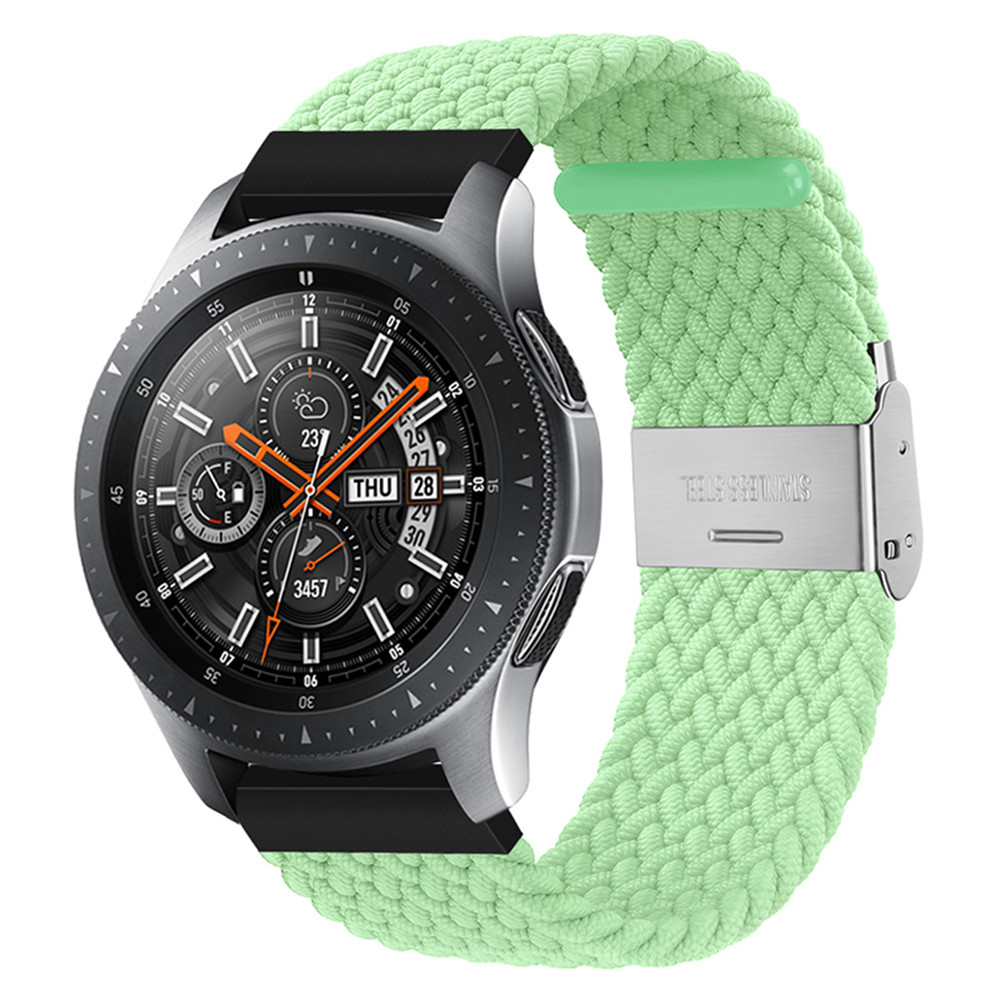 20mm 22mm Braided Nylon Loop Strap for Samsung Galaxy watch 3 46mm 42mm active 2 40mm 44mm Gear S3 bracelet Huawei GT2 Pro Band free shipping