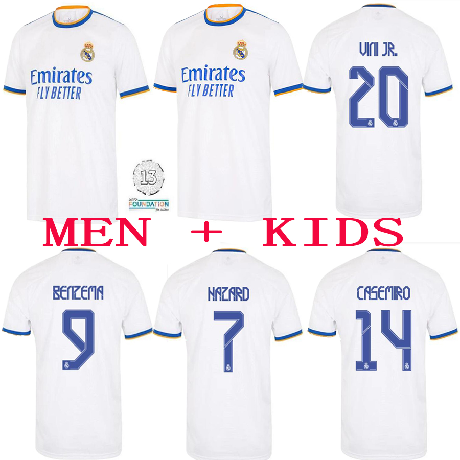 REAL MADRID jerseys 21 22 soccer football shirt ALABA HAZARD SERGIO RAMOS BENZEMA ASENSIO MODRIC MARCELO camiseta men + kids kit 2021 2022 CASEMIRO, Red
REAL MADRID jerseys 21 22 soccer football shirt ALABA HAZARD SERGIO RAMOS BENZEMA ASENSIO MODRIC MARCELO camiseta men + kids kit 2021 2022 CASEMIRO, Red