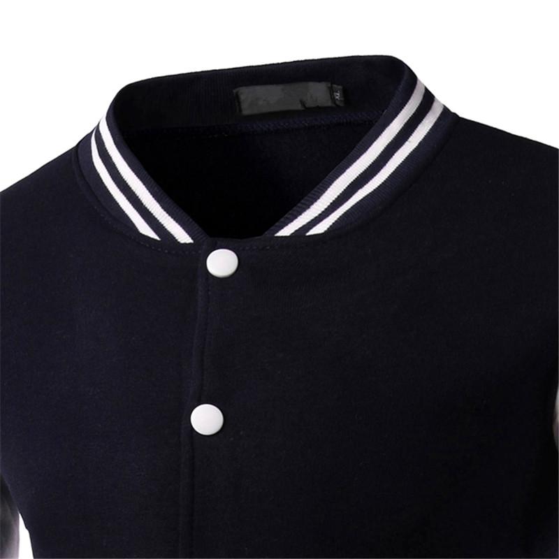 Brand White Varsity Baseball Jacket Men/Women 2021 Fashion Slim Fit Fleece Cotton College Jackets For Fall Bomber Veste Homme Men's