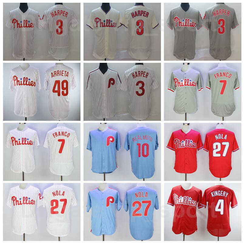 Baseball 2018 Style 27 Aaron Nola Jersey 4 Scott Kingery 7 Maikel Franco 10 JT Realmuto 49 Arrieta Pinstripe Red White Blue Clearance, 3 beige
Baseball 2018 Style 27 Aaron Nola Jersey 4 Scott Kingery 7 Maikel Franco 10 JT Realmuto 49 Arrieta Pinstripe Red White Blue Clearance, 3 beige