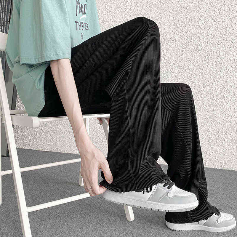 LEGIBLE Harem Pants Men Casual Pants Men Loose Trousers Male Chinese Traditional Harajuku Summer Clothe 211112