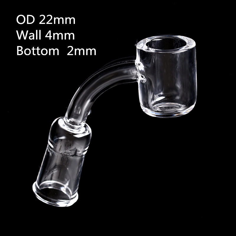 smoke total clear OD22mm bottom 2mm quartz banger Smoking Pipes nail 14mm 18mm 90 45 degree male female nails for Glass Water Bongs Hookahs
smoke total clear OD22mm bottom 2mm quartz banger Smoking Pipes nail 14mm 18mm 90 45 degree male female nails for Glass Water Bongs Hookahs