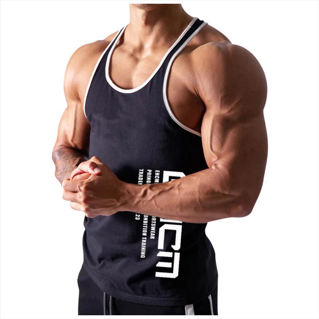 workout gym mens tank vest muscle sleeveless sportswear shirt fashion letter print stringer clothing bodybuilding singlets, White;black
workout gym mens tank vest muscle sleeveless sportswear shirt fashion letter print stringer clothing bodybuilding singlets, White;black