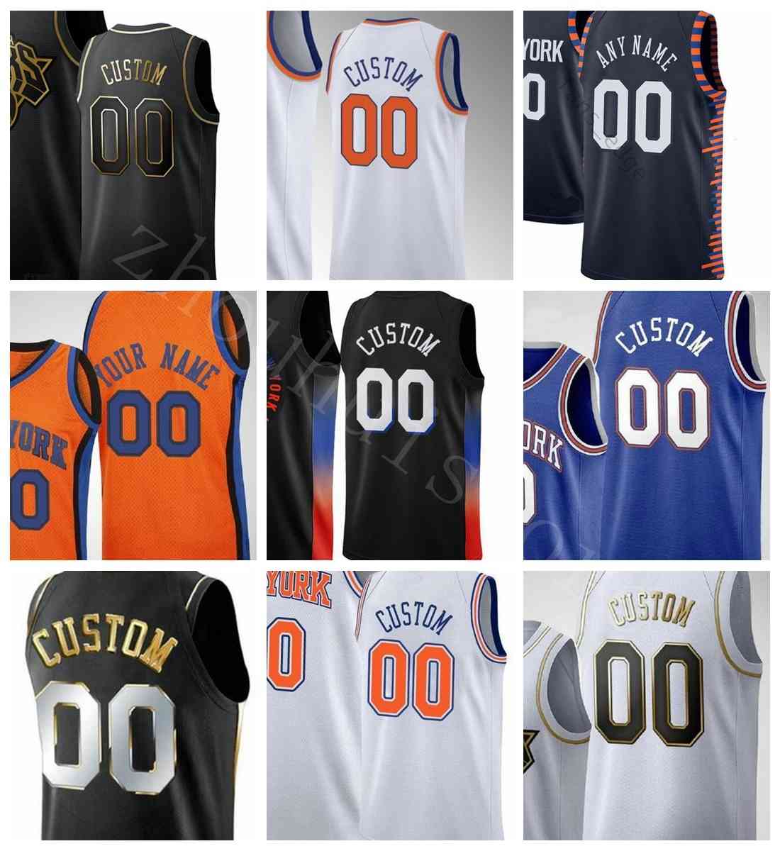 Print Men New York Knicks Julius Randle R.J. Barrett Derrick Rose Elfrid Payton Any player customizes a basketball Jerseys, Black;red
Print Men New York Knicks Julius Randle R.J. Barrett Derrick Rose Elfrid Payton Any player customizes a basketball Jerseys, Black;red