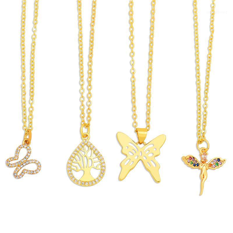 Simple Long Tree Of Life Pendant Necklace Gold Arbre De Vie Jewelry CZ Stone Animal Butterfly Cupid Boho Chic Mujer Chains
Simple Long Tree Of Life Pendant Necklace Gold Arbre De Vie Jewelry CZ Stone Animal Butterfly Cupid Boho Chic Mujer Chains