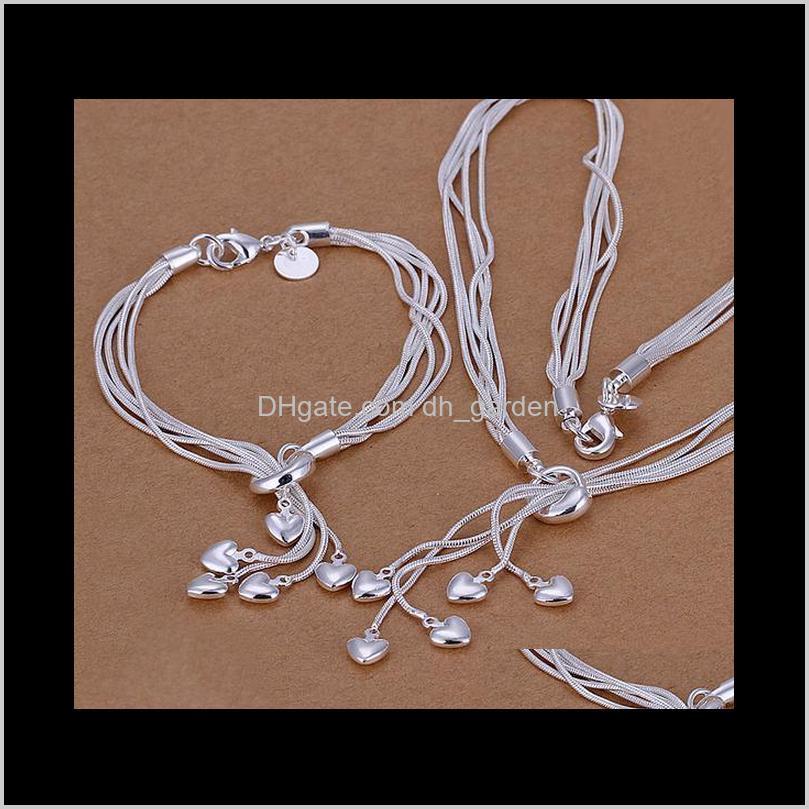 Earrings & Necklace Sets Jewelry Wholesale Fashion Necklaceearrings Set Lowest Price Christmas Drop Delivery 2021 S7, Silver
Earrings & Necklace Sets Jewelry Wholesale Fashion Necklaceearrings Set Lowest Price Christmas Drop Delivery 2021 S7, Silver