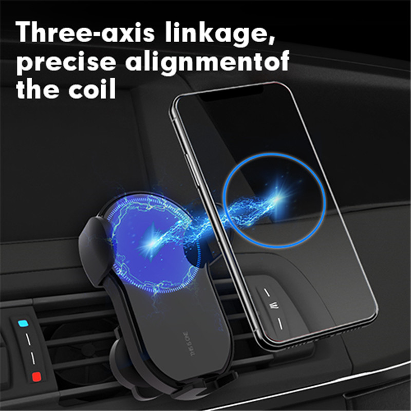 Car Wireless Charger Holder 15W Qi Fast Charging Universal Multifunctional Intelligent Black Mobile Phone Air Vent Mount Smartphone Stand Cellphone Bracket
Car Wireless Charger Holder 15W Qi Fast Charging Universal Multifunctional Intelligent Black Mobile Phone Air Vent Mount Smartphone Stand Cellphone Bracket