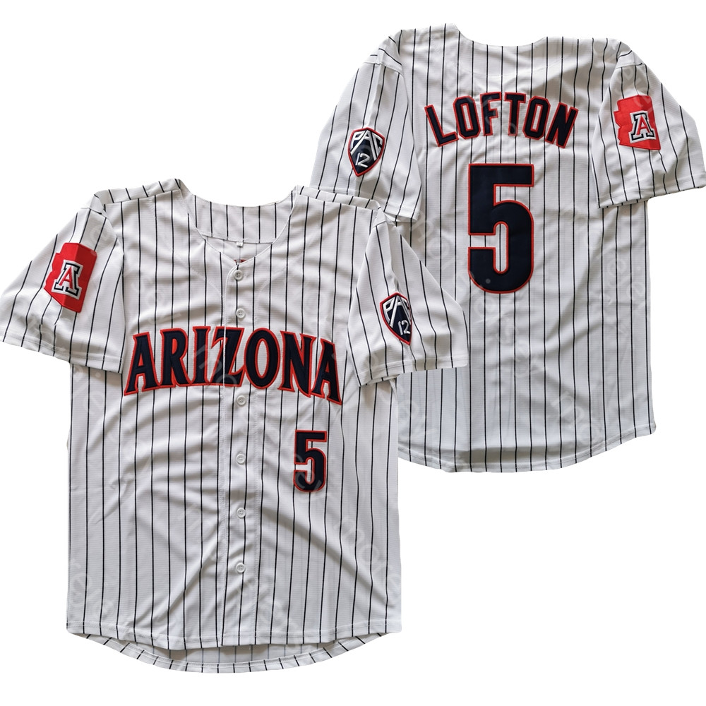 NCAA College Arizona Wildcats Baseball Jersey Kenny Lofton White Size S-3XL All Stitched Embroidery, As pic
NCAA College Arizona Wildcats Baseball Jersey Kenny Lofton White Size S-3XL All Stitched Embroidery, As pic