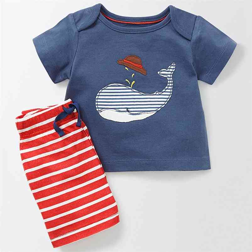 Baby Clothing Sets Kids Clothes Summer Boys Pattern Clothes+Striped Pants 2ps For 210429, Az1439
Baby Clothing Sets Kids Clothes Summer Boys Pattern Clothes+Striped Pants 2ps For 210429, Az1439
