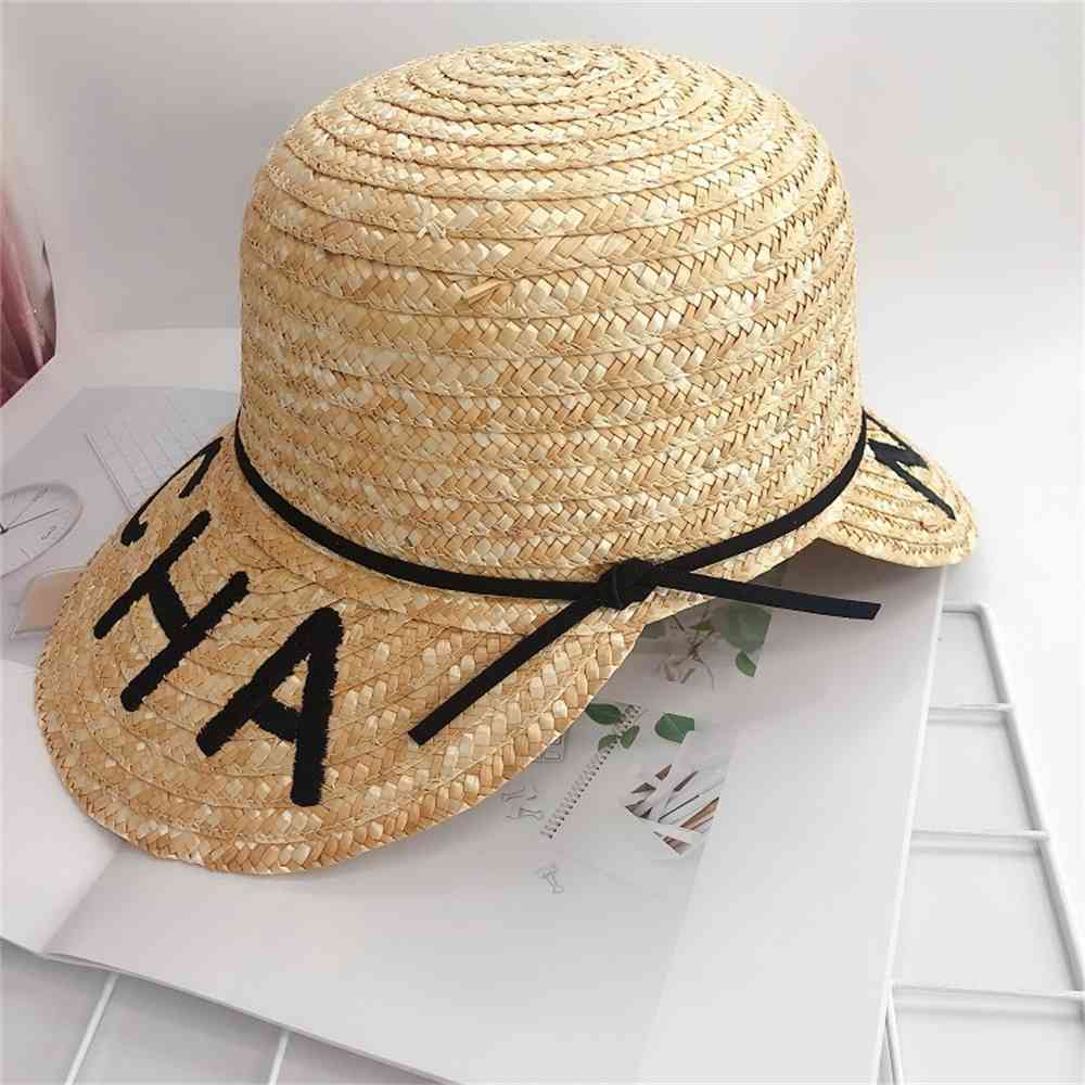 Outlet Summer new song Qian same Cha double brim equestrian outdoor embroidery straw hat women's sun shading cap, Blue;gray
Outlet Summer new song Qian same Cha double brim equestrian outdoor embroidery straw hat women's sun shading cap, Blue;gray