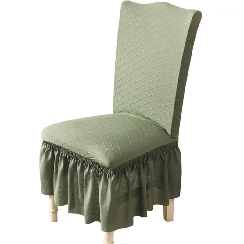 Plaid With Skirt Dining Chair Cover Green Elastic Slipcover Stretch For Kictchen Wedding Party Seat Covers
Plaid With Skirt Dining Chair Cover Green Elastic Slipcover Stretch For Kictchen Wedding Party Seat Covers