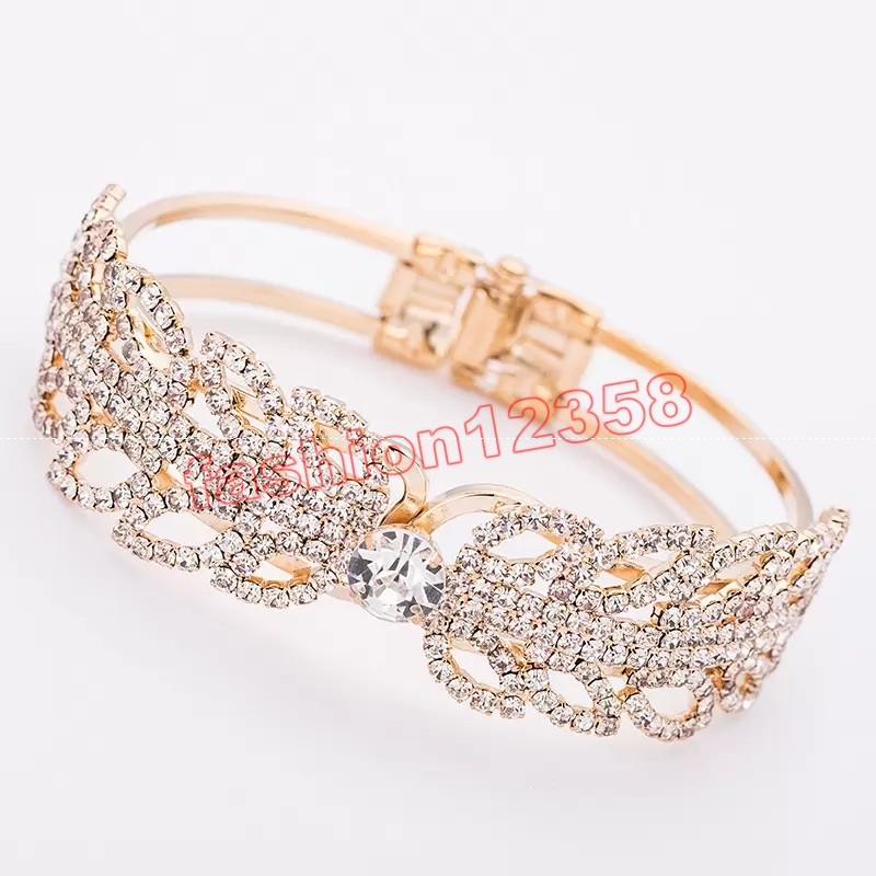Fashion Wedding Crystal Bracelets Women Accessories Jewelry Sparkling Rhinestone Charm Bangles For Girls Gift
Fashion Wedding Crystal Bracelets Women Accessories Jewelry Sparkling Rhinestone Charm Bangles For Girls Gift