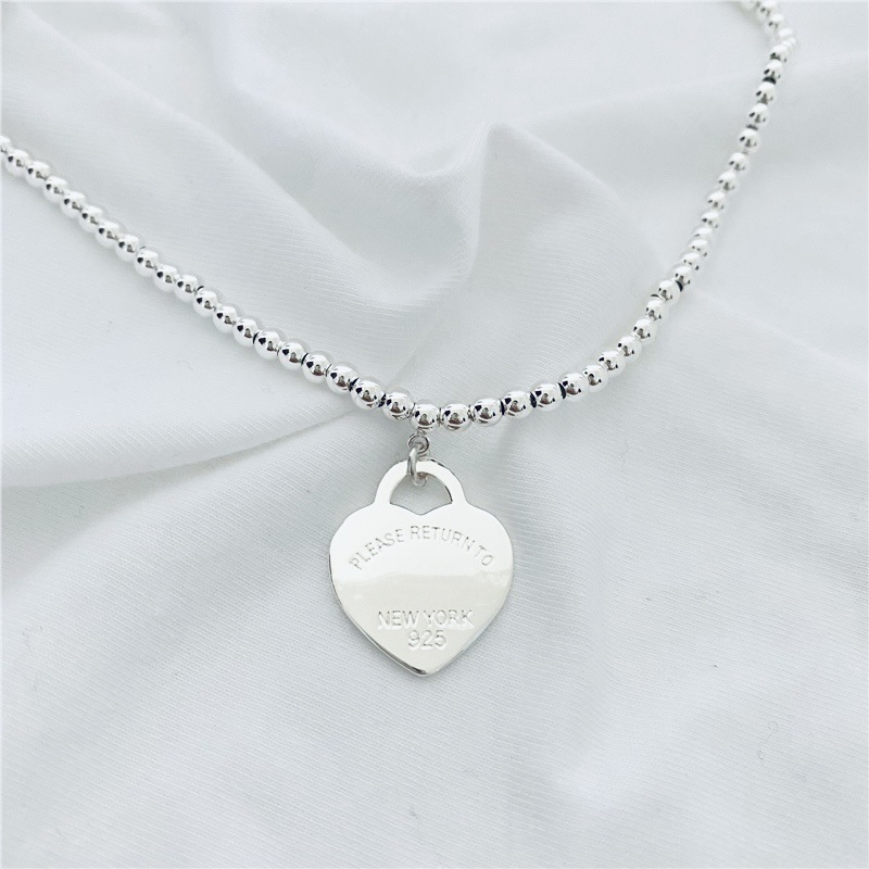 Love S925 Sterling Silver Enameled Collarbone Pendant Necklace Valentine's Day Gift 4mm Diameter 45cm H1113
Love S925 Sterling Silver Enameled Collarbone Pendant Necklace Valentine's Day Gift 4mm Diameter 45cm H1113