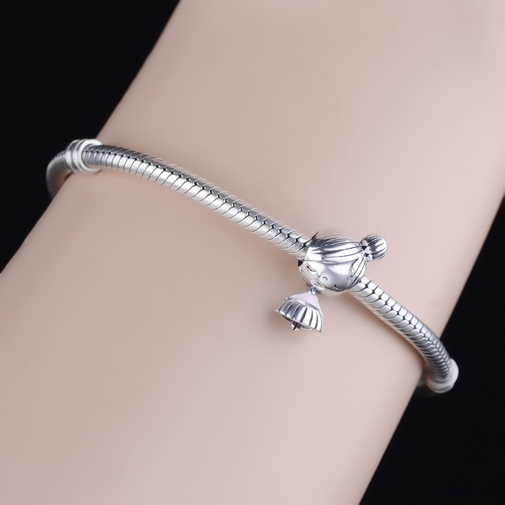 Fit Original Charm Bracelet Authentic 925 Sterling Silver Boy And Girl Bead For Making Women Wedding Bride Berloque DIY