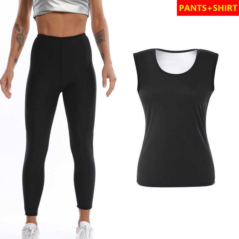 Women Seamless Sauna Suits New Body Shaper Waist Trainer Slimming Pants Sleeveless Sweat Tops Girl Workout Fitness Shapewear Set, Sky blue
Women Seamless Sauna Suits New Body Shaper Waist Trainer Slimming Pants Sleeveless Sweat Tops Girl Workout Fitness Shapewear Set, Sky blue