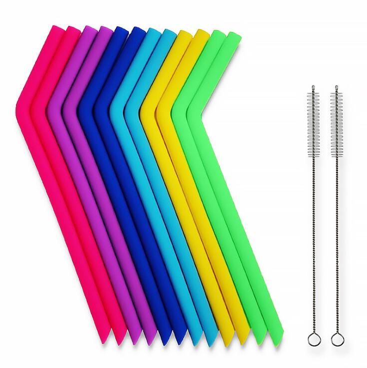 Straws Food grade silica gel pipette Beverage Drinking Straw Environmental cycle Colorful
Straws Food grade silica gel pipette Beverage Drinking Straw Environmental cycle Colorful