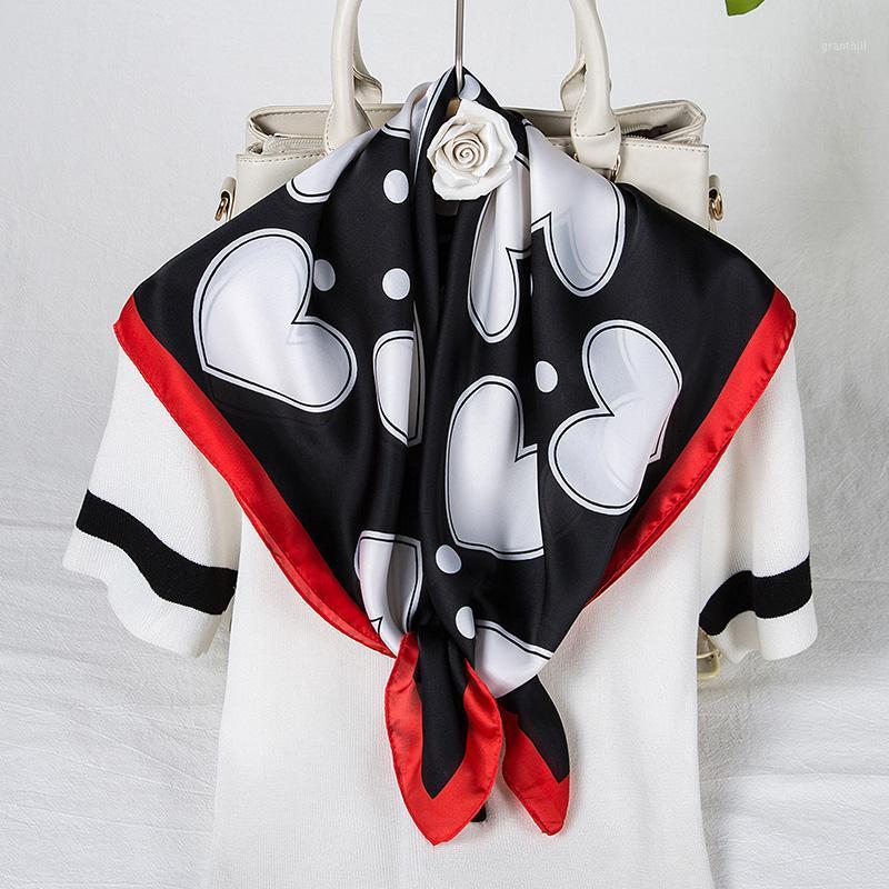 Scarves Women Printed Heart Silk Scarf Square Neck Chief Fashion Hair Drop, Blue;gray
Scarves Women Printed Heart Silk Scarf Square Neck Chief Fashion Hair Drop, Blue;gray