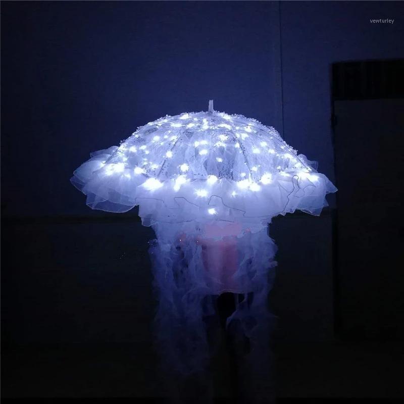 Party Decoration Ballroom Dance Led Costumes White Light Jellyfish Luminous Umbrella Performance Disco Wears Christmas Lights Dj Rave Props
Party Decoration Ballroom Dance Led Costumes White Light Jellyfish Luminous Umbrella Performance Disco Wears Christmas Lights Dj Rave Props