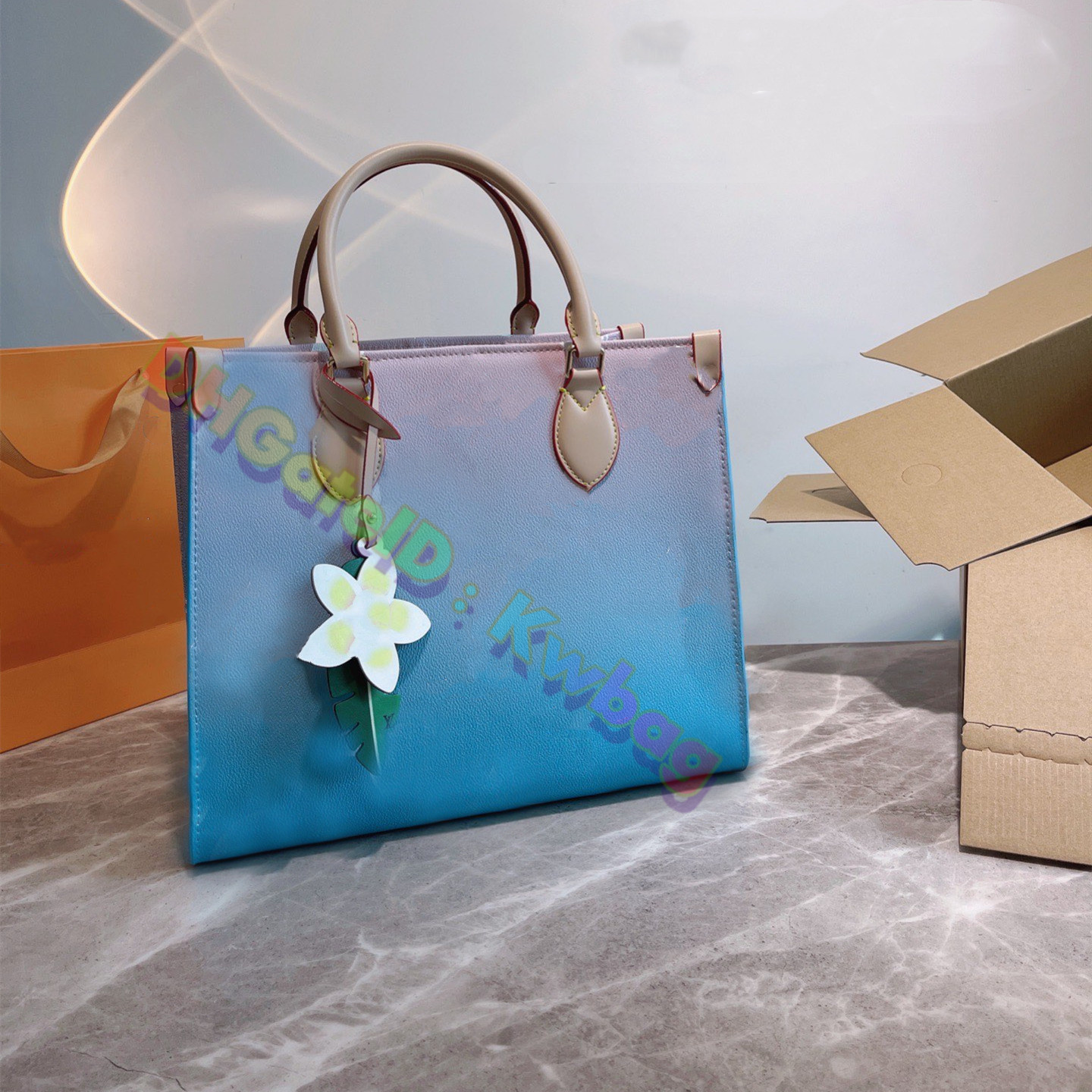 women 2021 Summer Fashion Gradient color printed Totes bag Luxurys Designers colorful Shoulder bags shopping handbags Hobos Top quality handbag Pochette Wallet, No bags
women 2021 Summer Fashion Gradient color printed Totes bag Luxurys Designers colorful Shoulder bags shopping handbags Hobos Top quality handbag Pochette Wallet, No bags