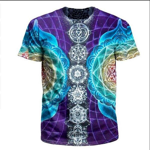 2021 New Fashion Womens/Mens Trippy Visionary Artwork Rainbow Mandala Chakra Art Sublimation Funny 3D Print Casual T-Shirt, As shown 4
2021 New Fashion Womens/Mens Trippy Visionary Artwork Rainbow Mandala Chakra Art Sublimation Funny 3D Print Casual T-Shirt, As shown 4