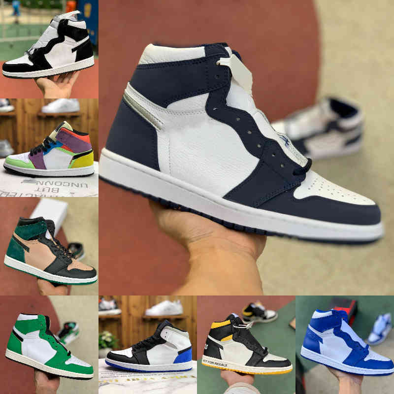 2021 New 1 1s Basketball Shoes Men Women Tie Dye OG Bio Hack LIGHTBULB Blue UNC Patent White BLACK ROYAL TWIST Green Toe MOCHA Designer Y18
2021 New 1 1s Basketball Shoes Men Women Tie Dye OG Bio Hack LIGHTBULB Blue UNC Patent White BLACK ROYAL TWIST Green Toe MOCHA Designer Y18