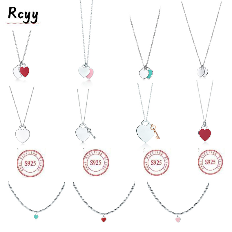 wholesale tiff necklace 925 silver pendant girl female jewelry exquisite craftsmanship classic blue heart necklace, Red;brown
wholesale tiff necklace 925 silver pendant girl female jewelry exquisite craftsmanship classic blue heart necklace, Red;brown