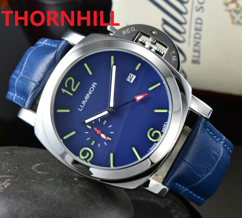 three two needles quartz leather belt wristwatch 50mm sub dials work fashion mens watches business day date designer men dress gift wristwatch, As pic
three two needles quartz leather belt wristwatch 50mm sub dials work fashion mens watches business day date designer men dress gift wristwatch, As pic